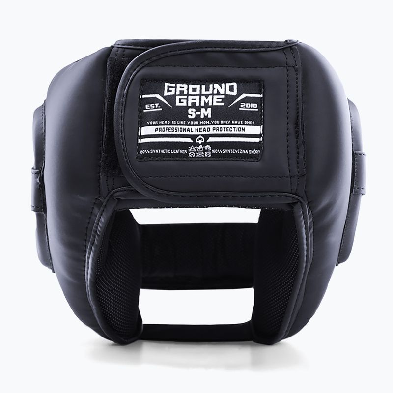 Ground Game Stripe boxing helmet Black 4