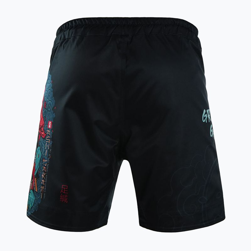 Ground Game men's MMA Ashi Garami multicolour training shorts 2