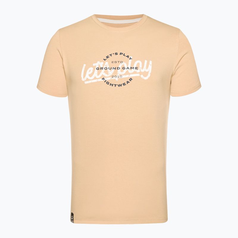 Men's Ground Game Play T-shirt brown 2