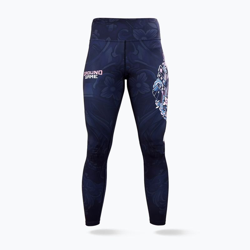 Women's training leggings Ground Game Asami multicolor