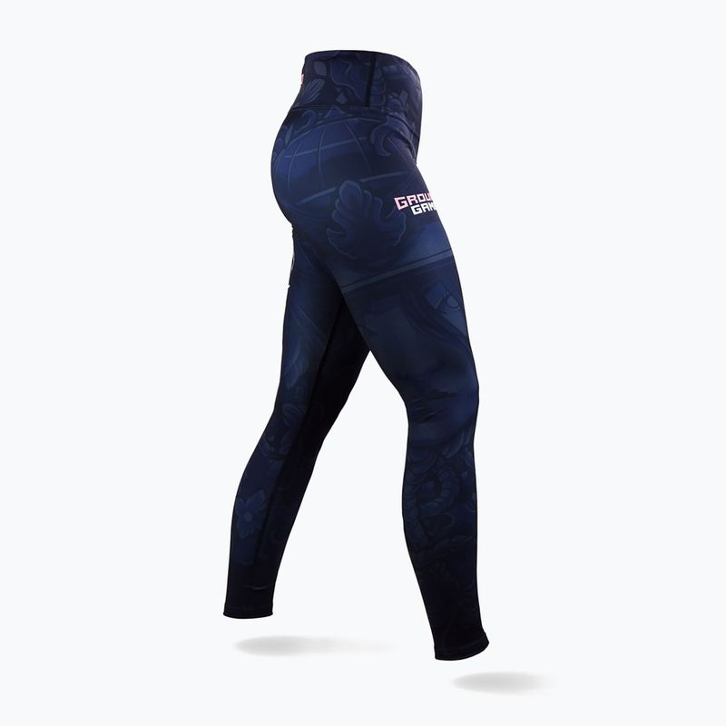 Women's training leggings Ground Game Asami multicolor 4