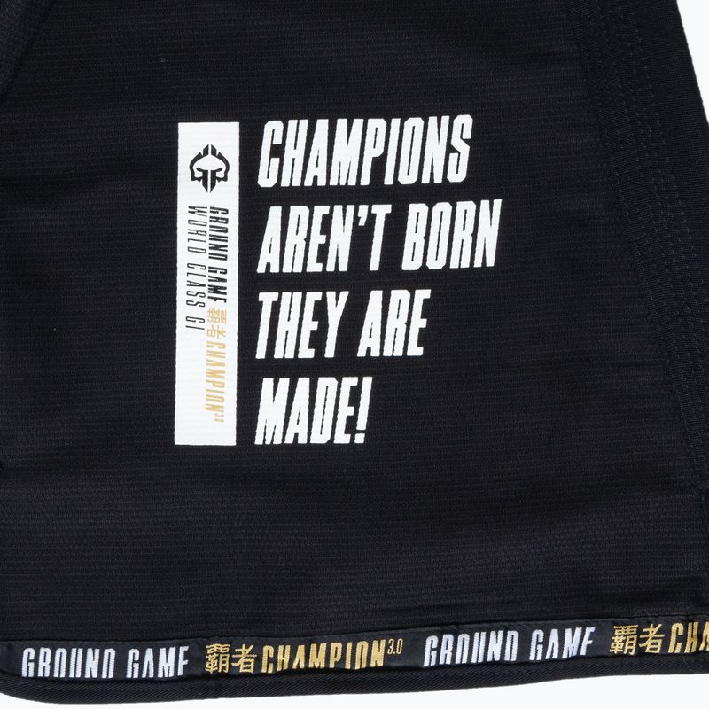 GI for Brazilian jiu-jitsu Ground Game Champion 3.0 black 6