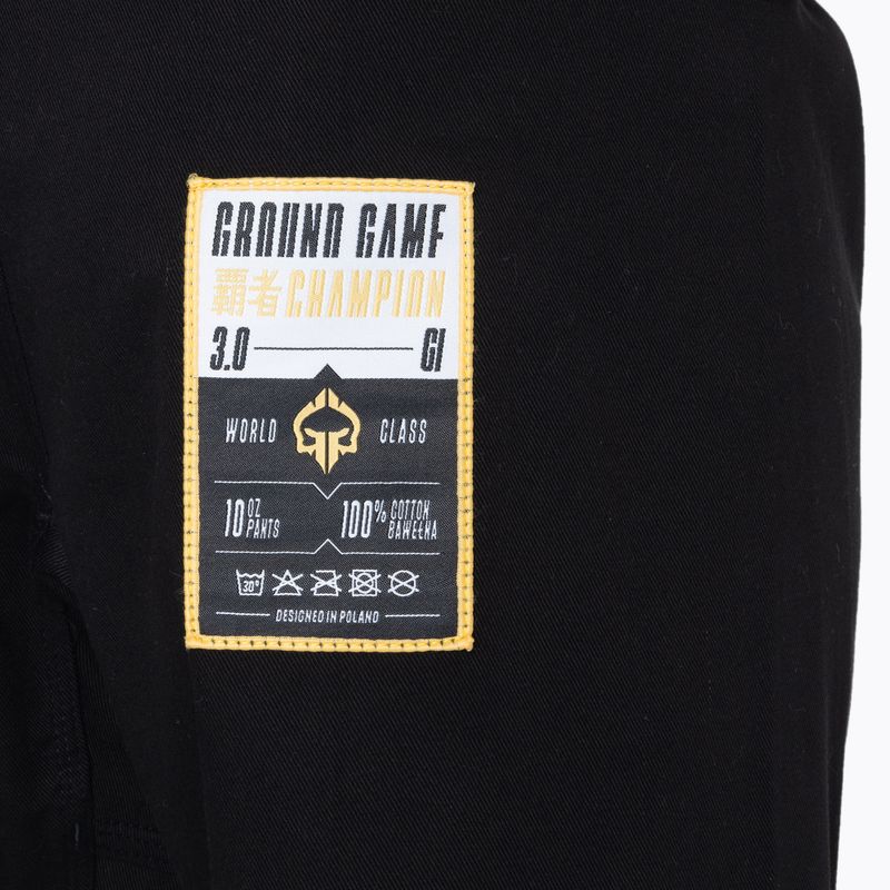 GI for Brazilian jiu-jitsu Ground Game Champion 3.0 black 10