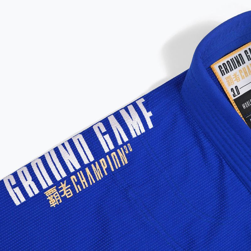 GI for Brazilian jiu-jitsu Ground Game Champion 3.0 blue 14