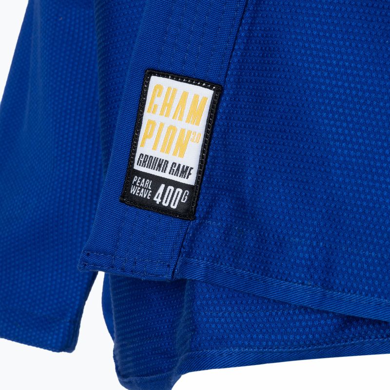 GI for Brazilian jiu-jitsu Ground Game Champion 3.0 blue 10