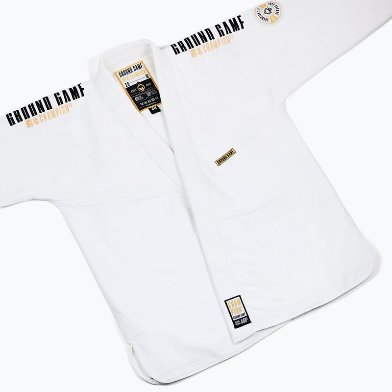 GI for Brazilian jiu-jitsu Ground Game Champion 3.0 white 16