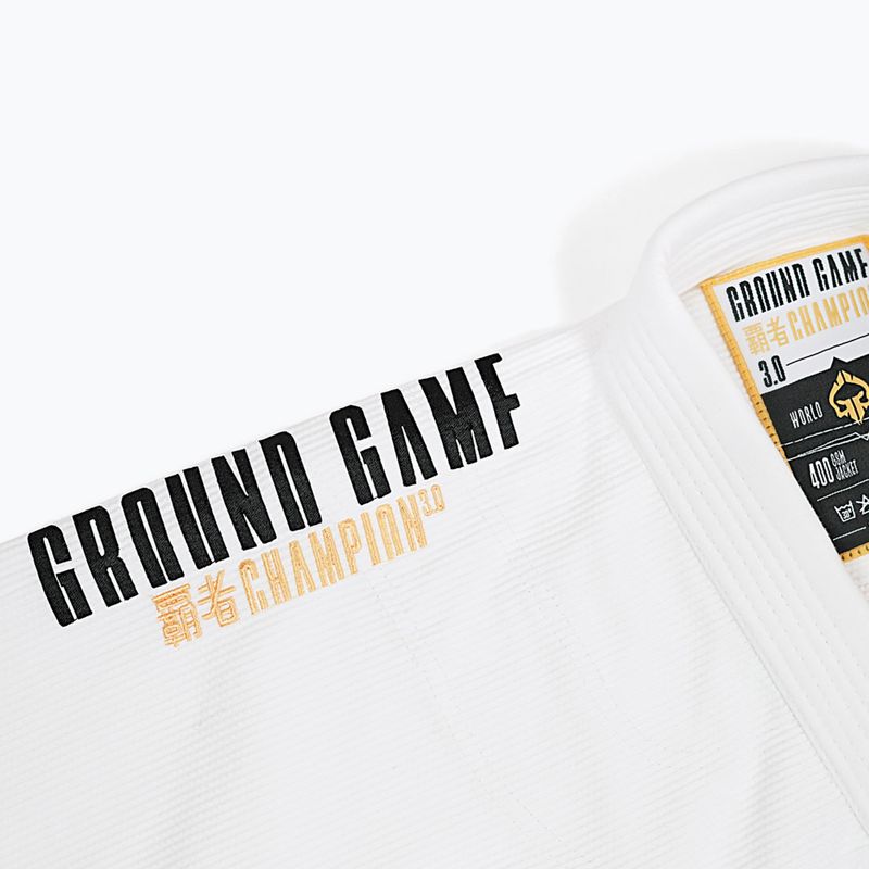 GI for Brazilian jiu-jitsu Ground Game Champion 3.0 white 18