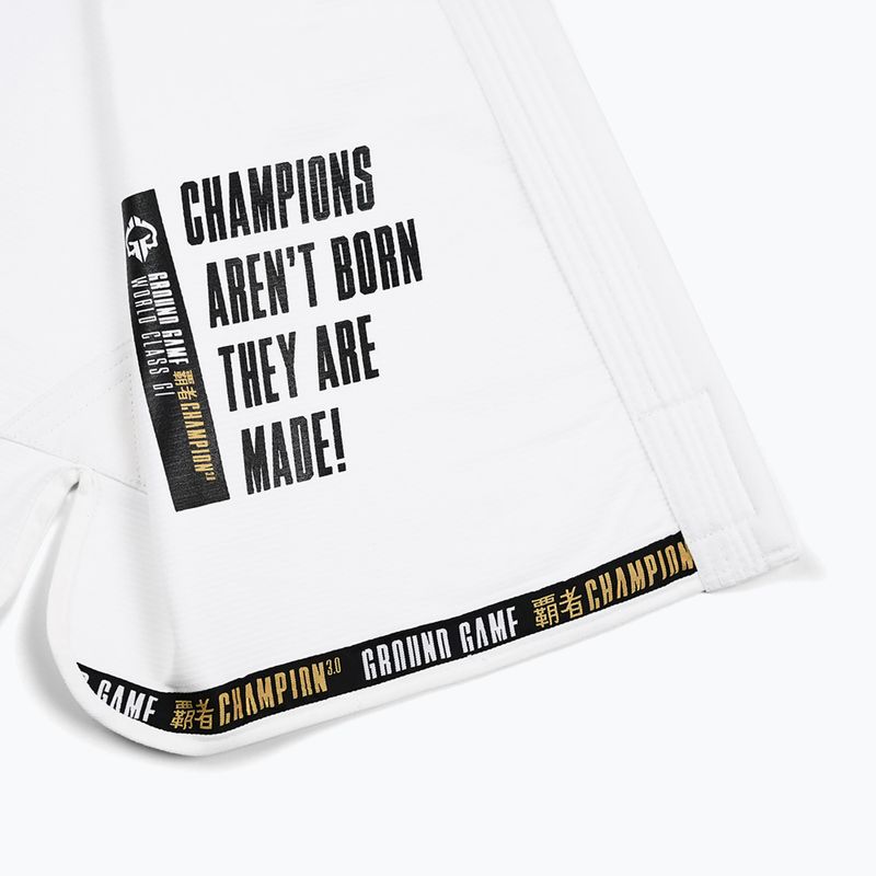 GI for Brazilian jiu-jitsu Ground Game Champion 3.0 white 19