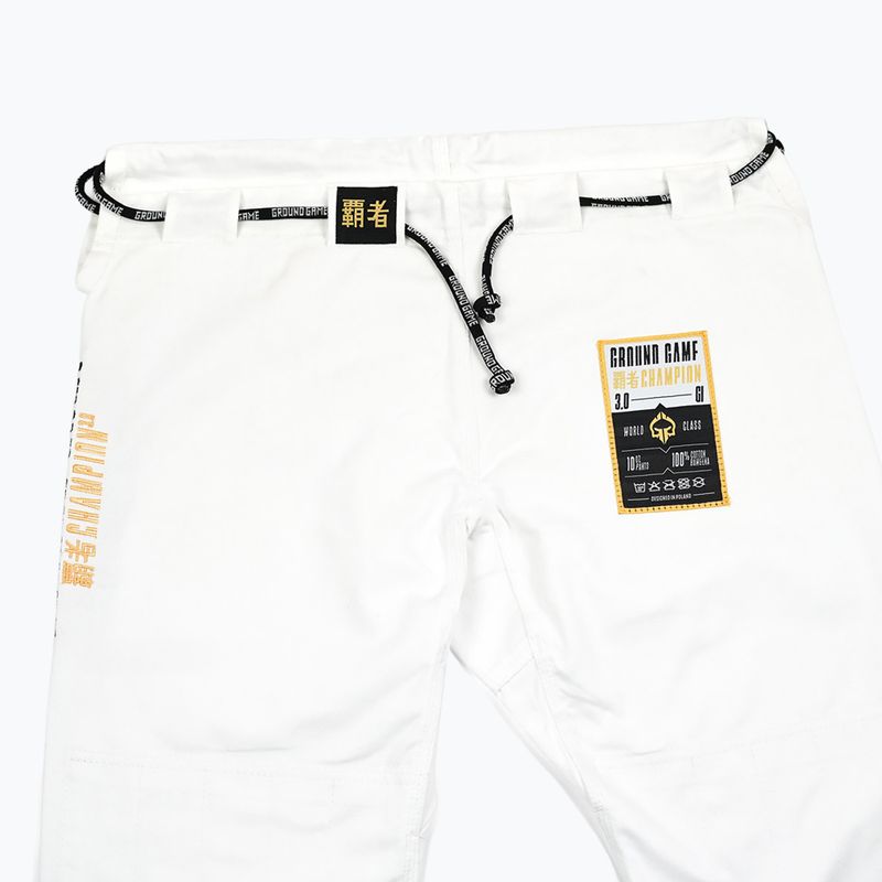 GI for Brazilian jiu-jitsu Ground Game Champion 3.0 white 20