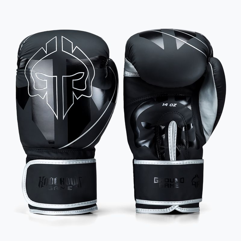 Ground Game Logo 3.0 boxing gloves black