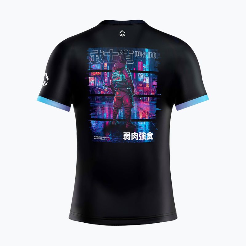 Rashguard Ground Game Cyber Samurai multicolour 2