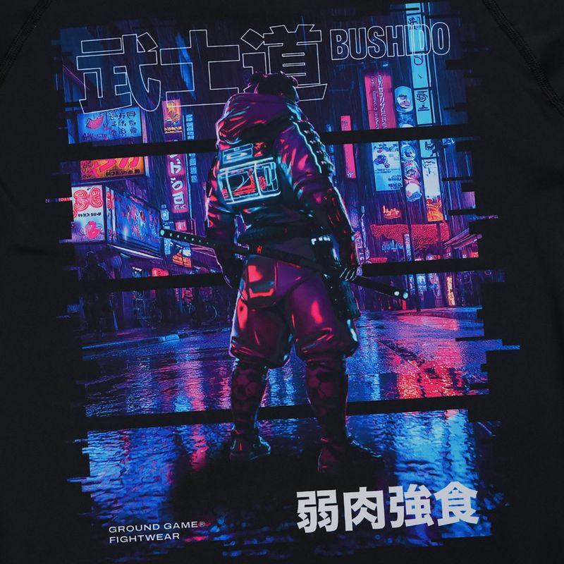 Rashguard Ground Game Cyber Samurai multicolour 5