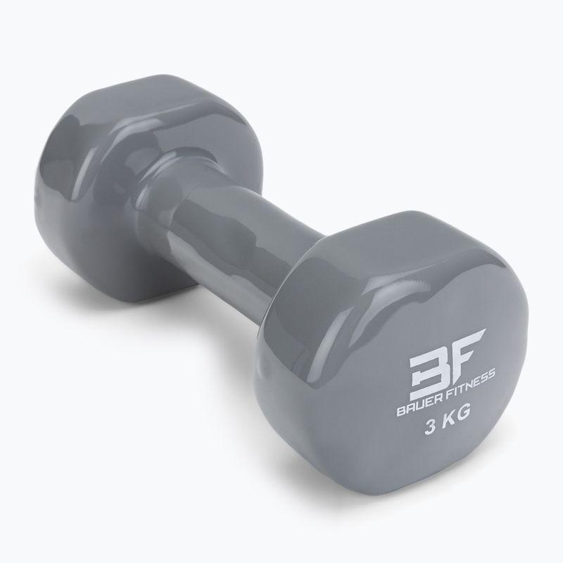 Bauer Fitness vinyl dumbbell 3 kg AC-1404
