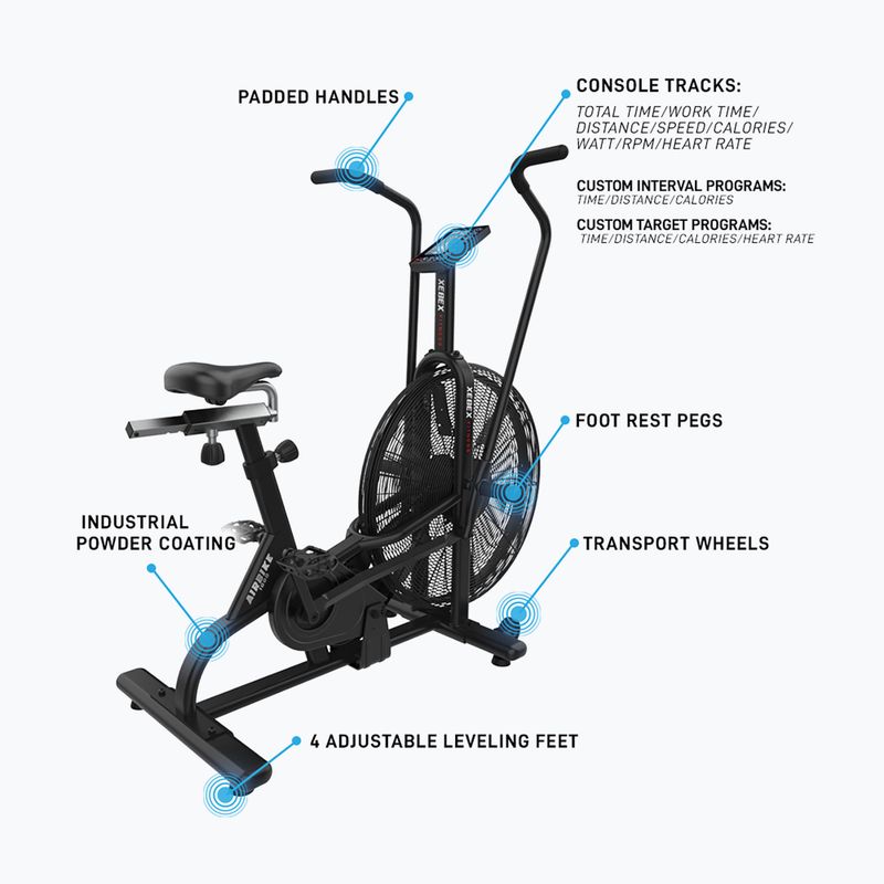 Air bike Xebex Air 1000 black 9