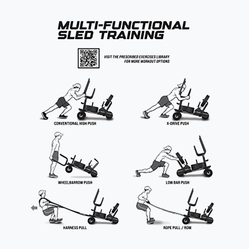Strenght training sled XEBEX XT4 Sled black 2