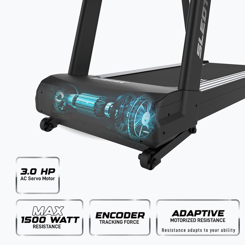 Electric treadmill XEBEX SledTrac 6000 black 6