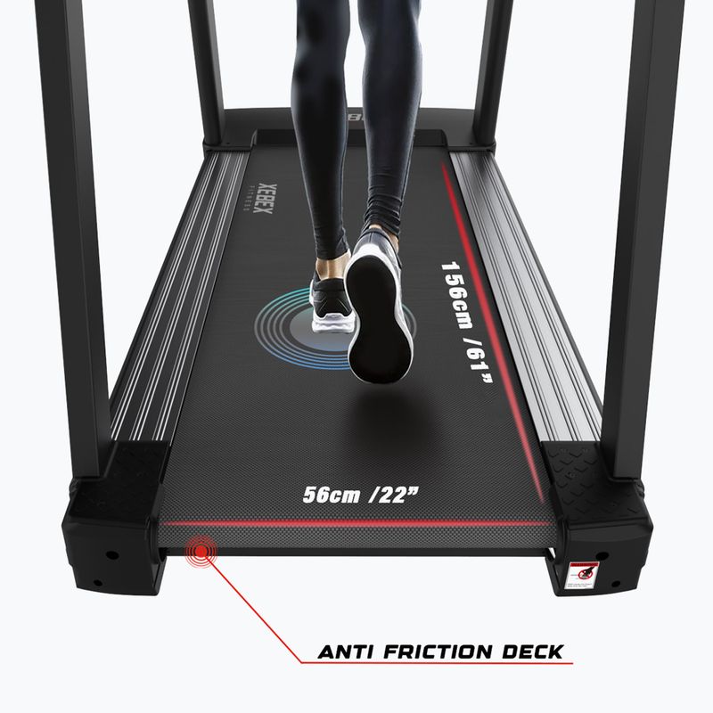 Electric treadmill XEBEX SledTrac 6000 black 11