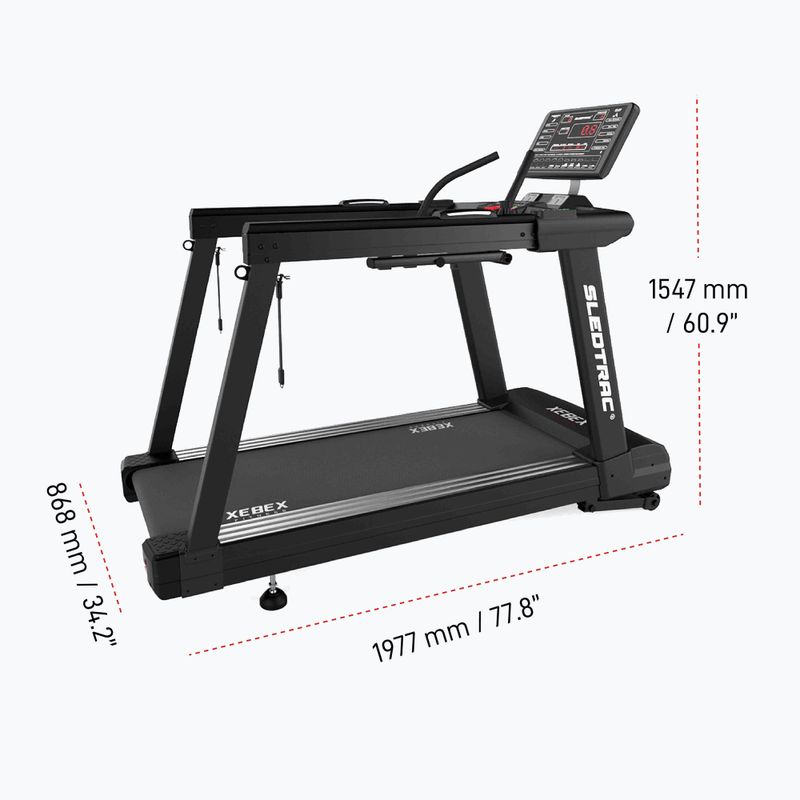 Electric treadmill XEBEX SledTrac 6000 black 12