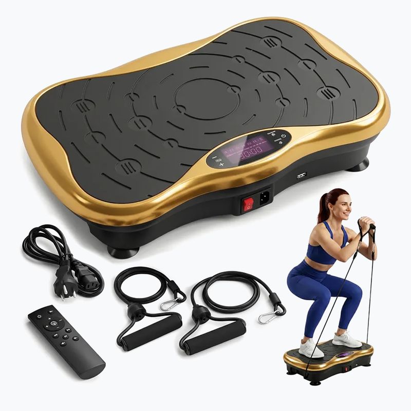 Vibration platform Extralink Moonwalk Spin Move black/gold 7