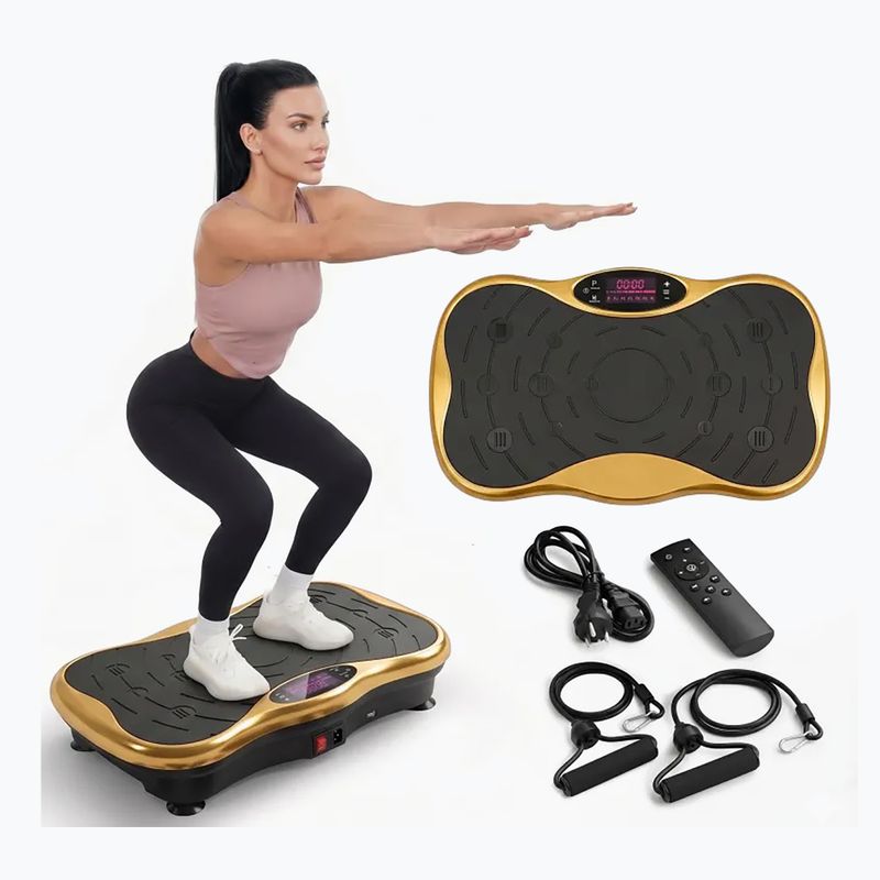 Vibration platform Extralink Moonwalk Spin Move black/gold 8