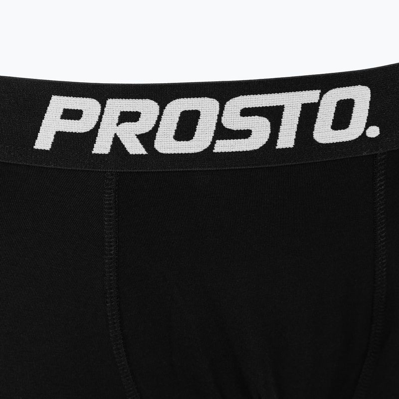 Men's PROSTO Boxers 3 pcs black 4