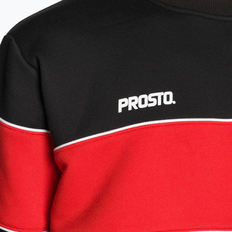 PROSTO Insertio black men's sweatshirt 3