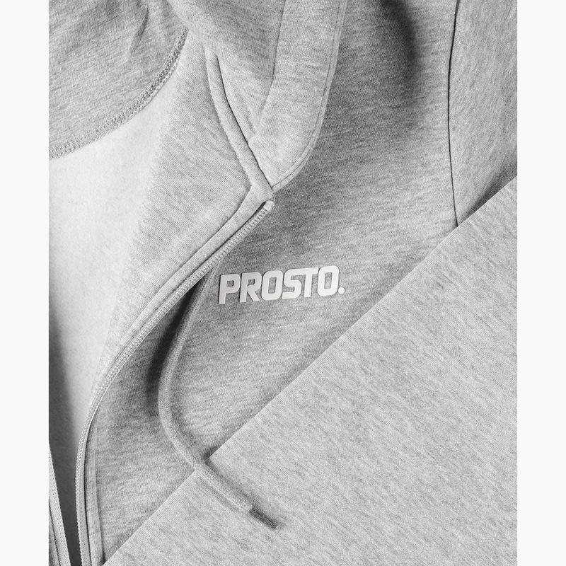 Men's PROSTO Rendot Zip Hoodie gray 4