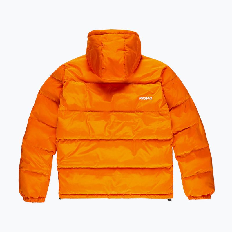 PROSTO men's winter jacket Winter Adament orange 2