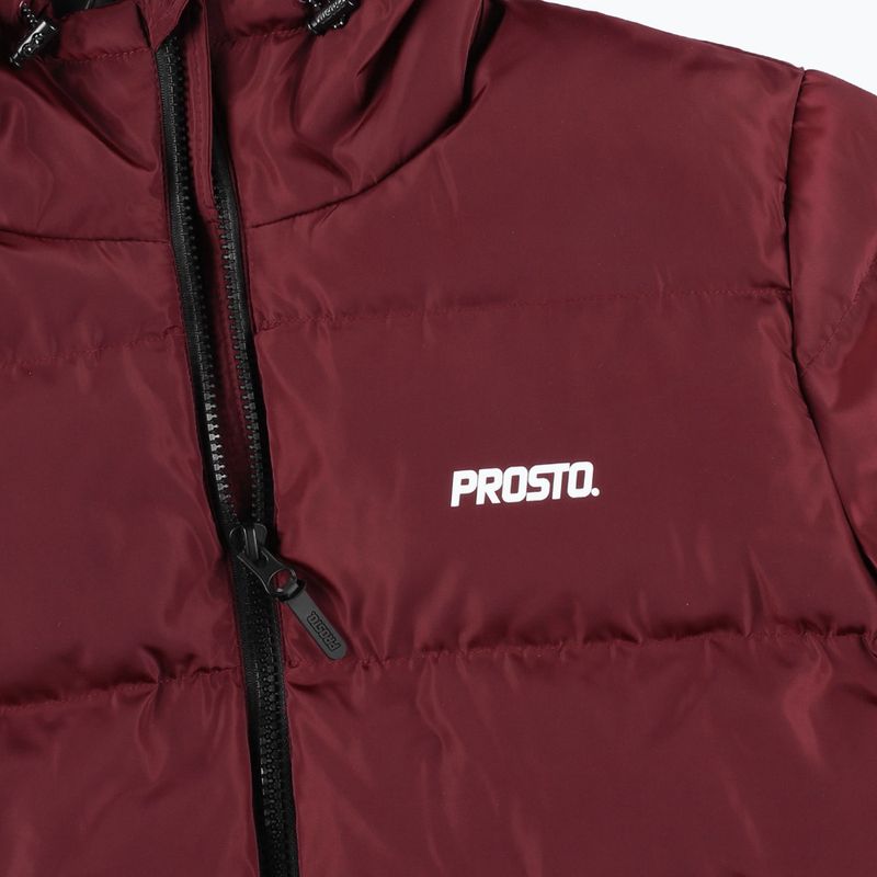 PROSTO men's winter jacket Winter Adament burgundy 4