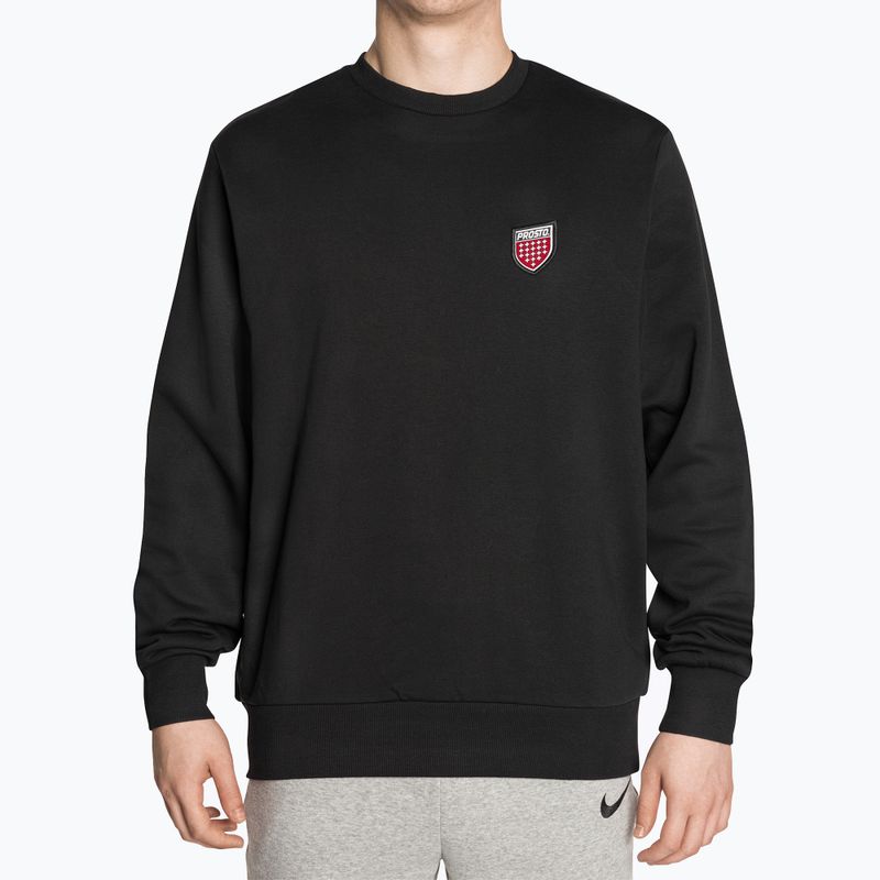 Men's PROSTO Crewneck Sweatshirt Bazy black