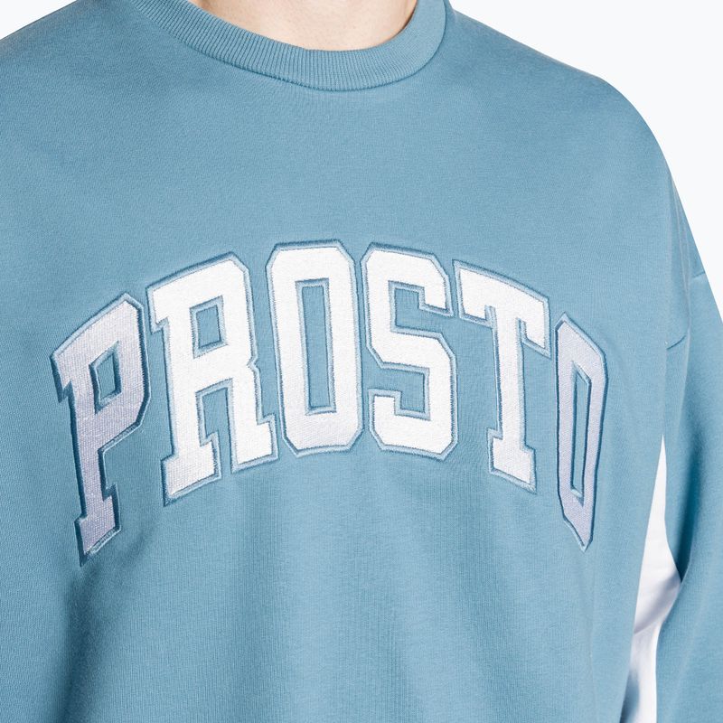 Men's PROSTO Crewneck Sweatshirt Splork blue 3