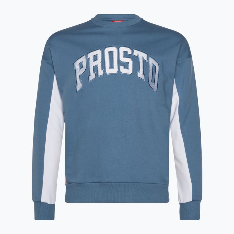 Men's PROSTO Crewneck Sweatshirt Splork blue 5