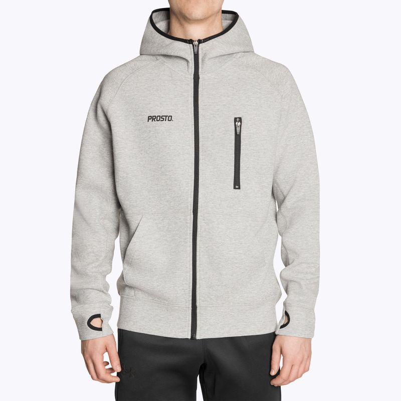 Men's PROSTO Tech Zip Hoodie Speedy gray