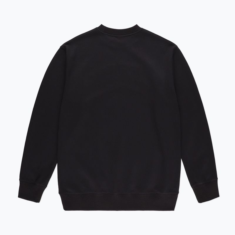 Men's PROSTO Crewneck Varsity sweatshirt black 5