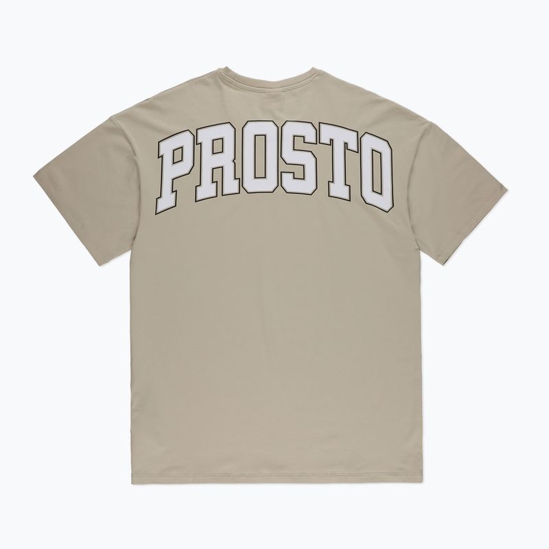 PROSTO men's t-shirt Varsy beige 2