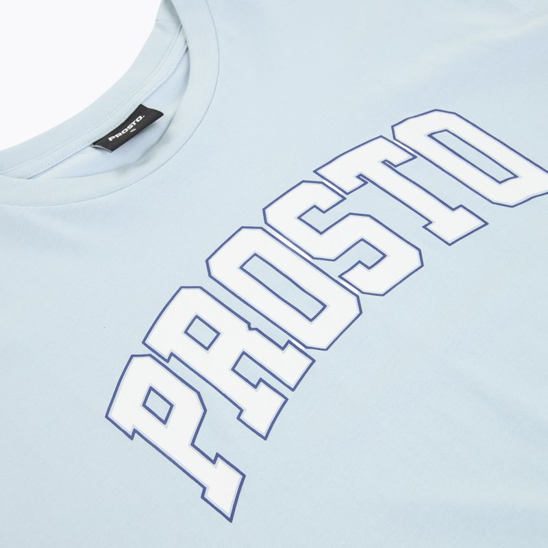 PROSTO College men's t-shirt light blue 3