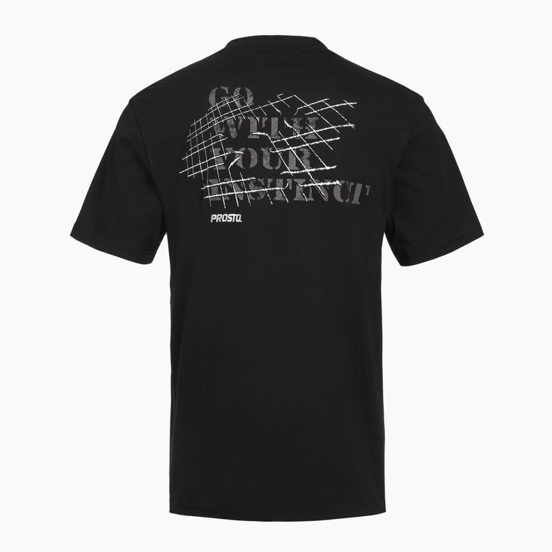 PROSTO Instinct black men's t-shirt 2