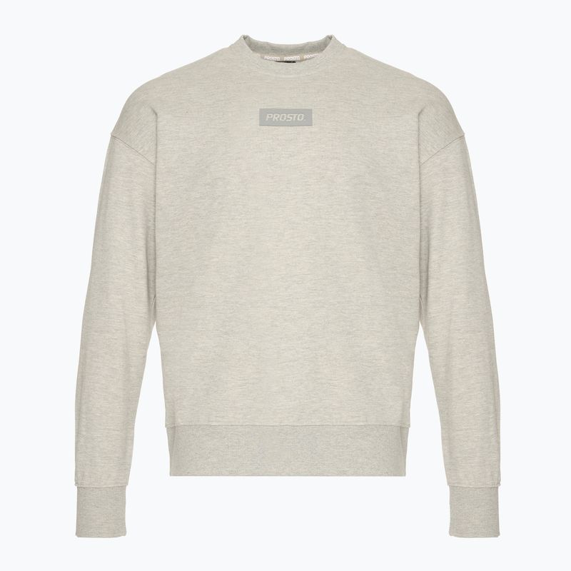 Men's PROSTO Crewneck sweatshirt box gray