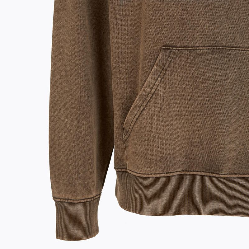 Men's PROSTO Checked Hoodie dark brown 3