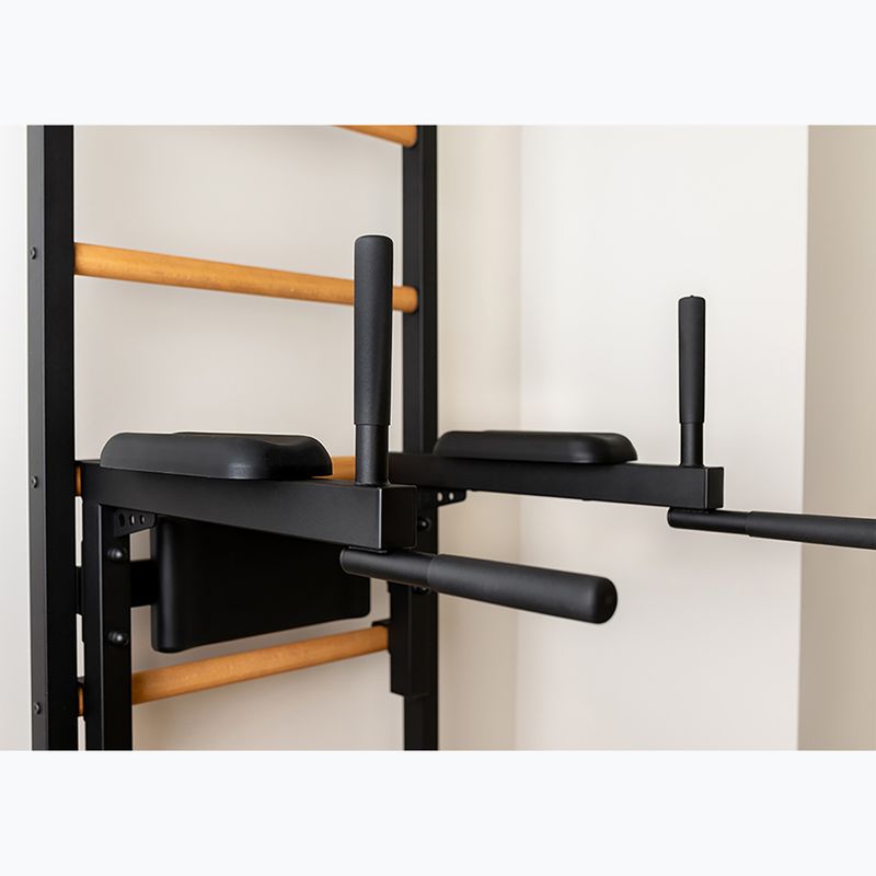 BenchK 523W white matte/oak gymnastics ladder 22