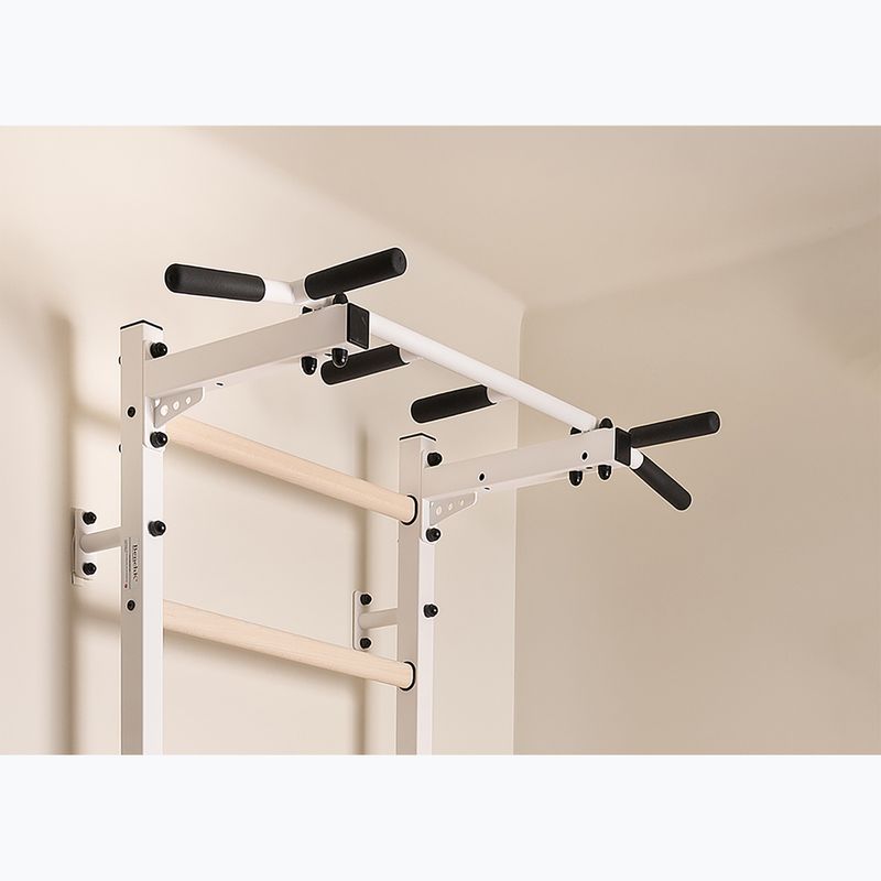 BenchK 222W white matte/oak gymnastics ladder 7