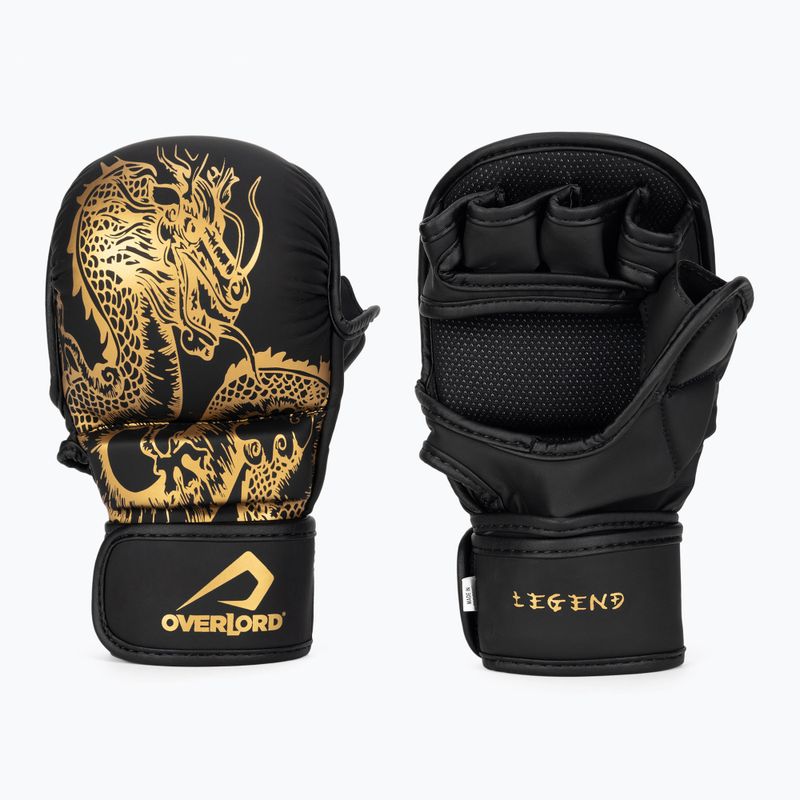 Overlord Legend MMA gloves black/gold 101004-BK_GO
