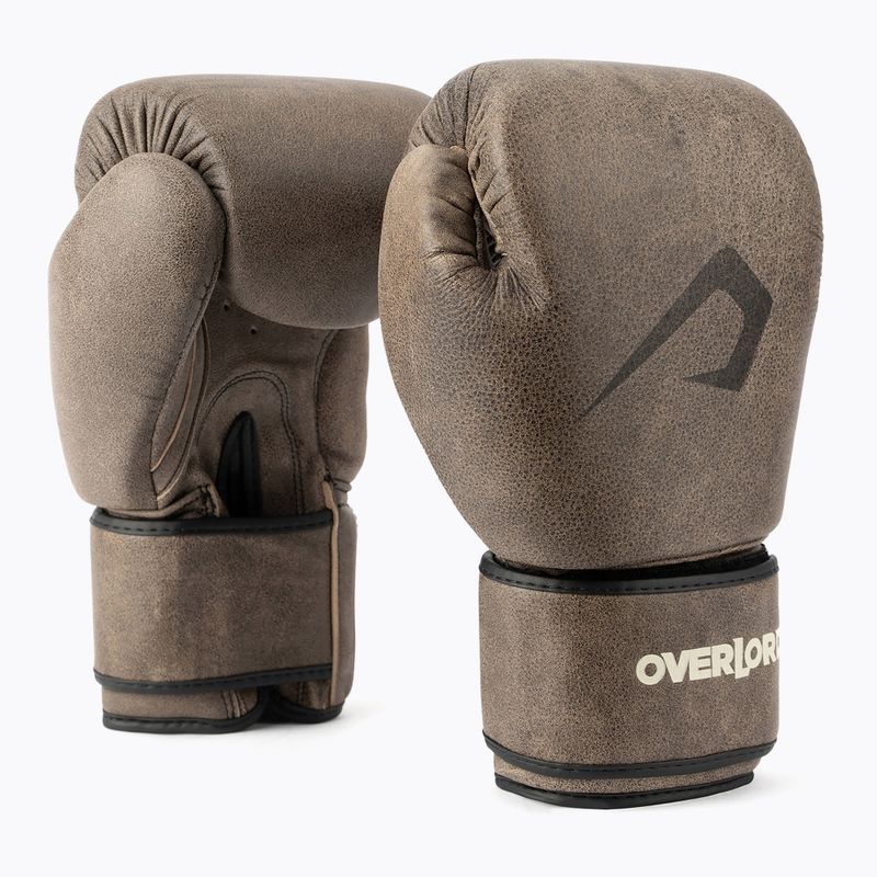 Overlord Old School brown boxing gloves 100006-BR 6