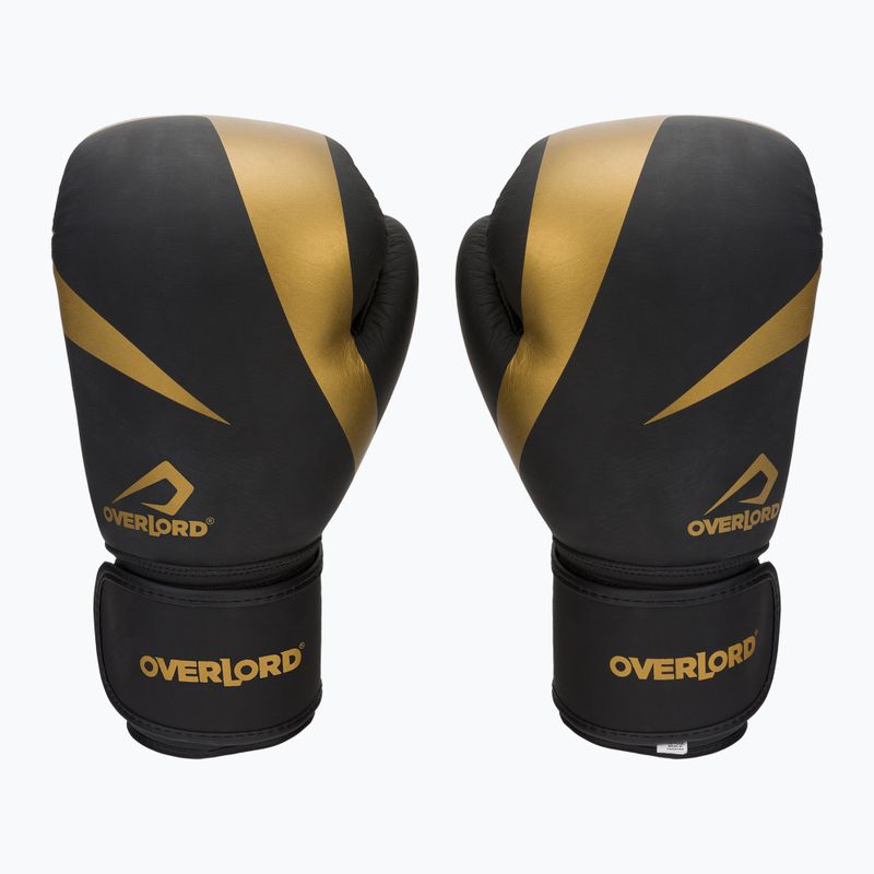 Overlord Riven black and gold boxing gloves 100007