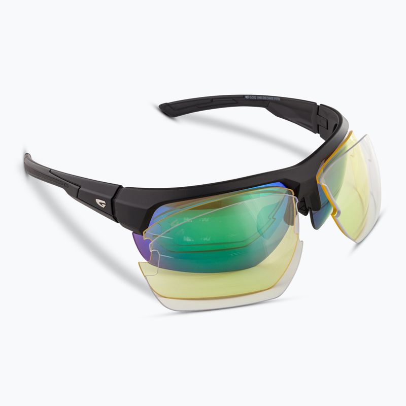 GOG Benelli matt black/polychromatic white-blue sunglasses