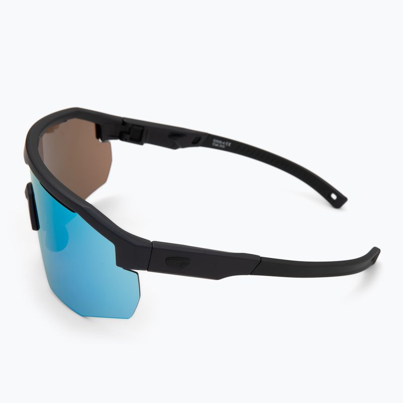 GOG Argo matt metallic navy blue/black/reflex white/blue sunglasses 5