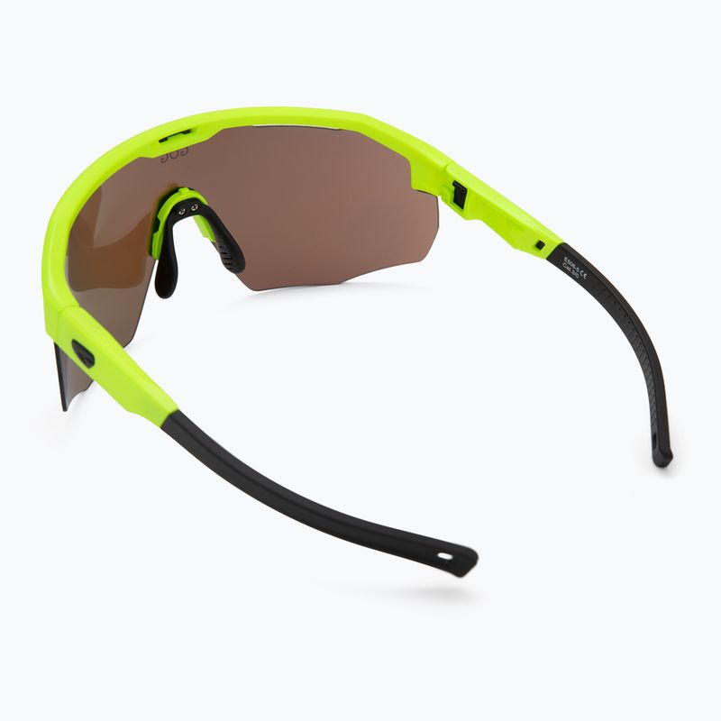 GOG Argo matt neon green/black/reflex white/blue sunglasses 3