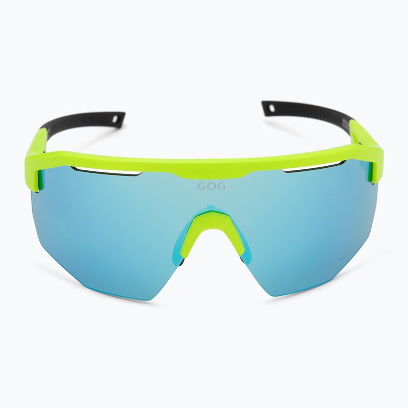 GOG Argo matt neon green/black/reflex white/blue sunglasses 4