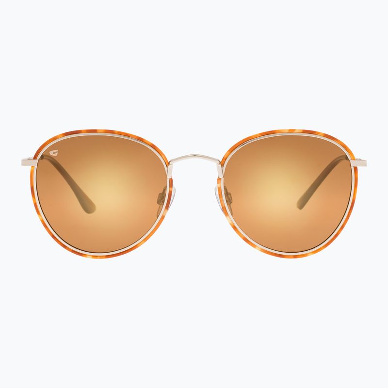 GOG Elektra matt brown demi/gold sunglasses 2