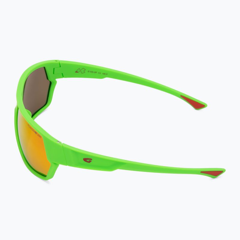 GOG Zonda matt neon green/red sunglasses 4